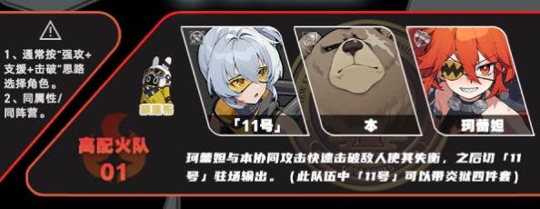 绝区零11号阵容怎么搭配2