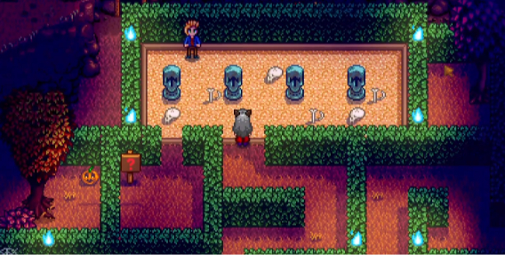 星露谷物语万灵节迷宫怎么走1