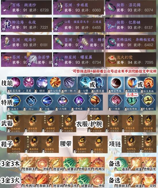 逆水寒手游神域素问配置是什么2