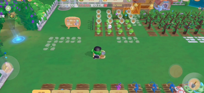 摩尔庄园开的地怎么变回去2