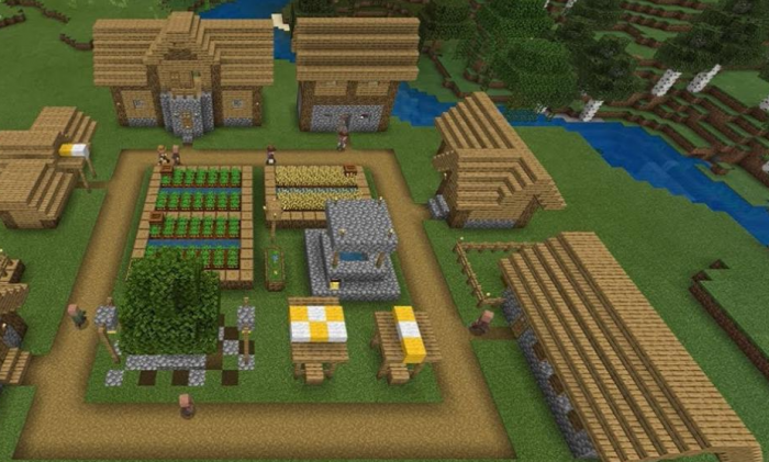 我的世界如何自制村庄1