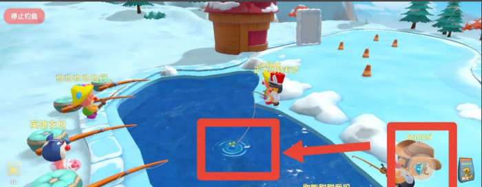 摩尔庄园雪山鱼塘怎么走3