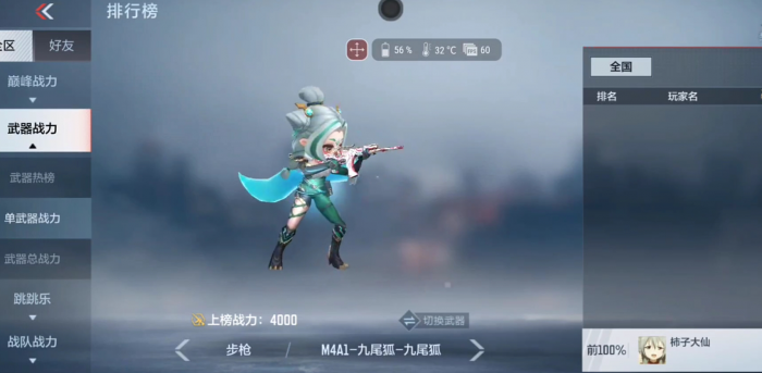 穿越火线手游m4a1迷你九尾狐怎么样1