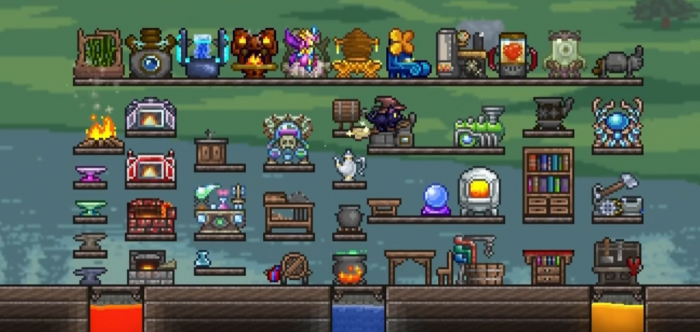 泰拉瑞亚切石机如何制作2