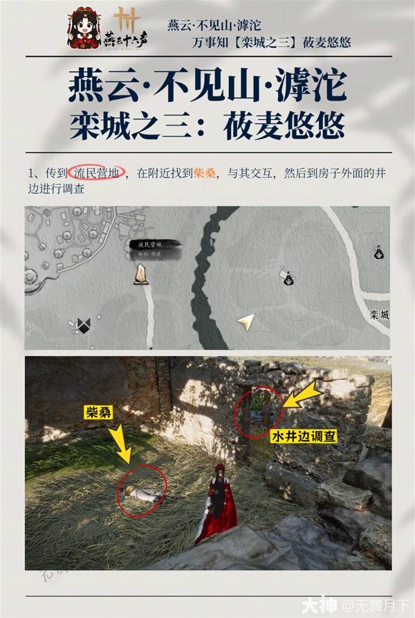 燕云十六声滹沱栾城万事知全收集攻略4