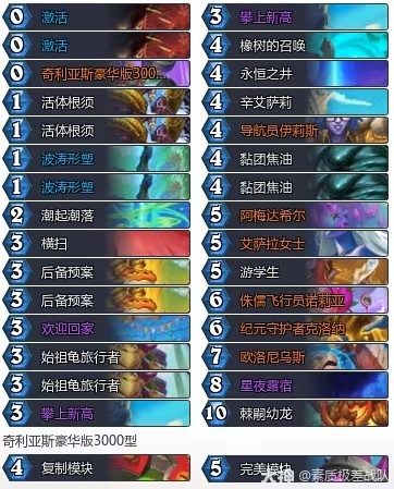 炉石传说34.2.2探底法强德卡组推荐1