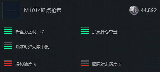 三角洲行动s7赛季M1014改枪方案4
