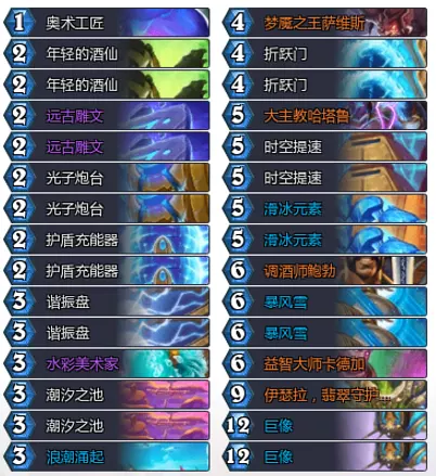 炉石传说穿越时间流星灵法卡组代码推荐1