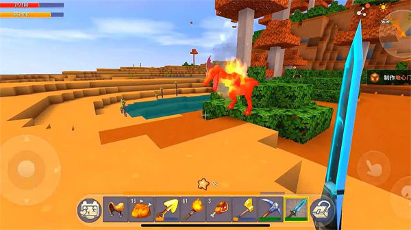 迷你世界沙漠村庄地形码20261