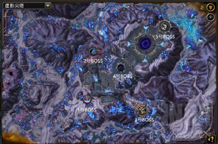 魔兽世界虚影尖塔地图一览1