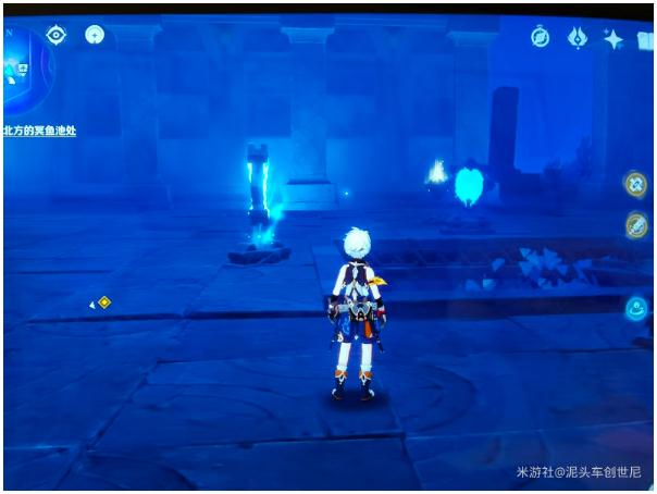 原神前往东北方的冥鱼池处怎么过3