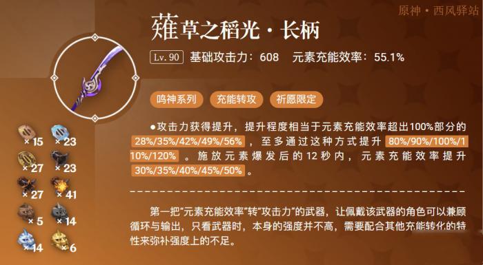 原神薙草之稻光厉害吗1