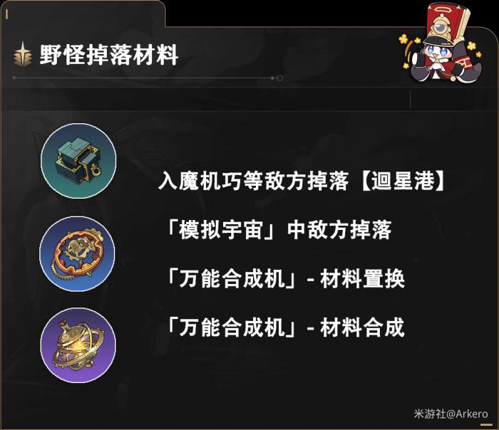 崩坏星穹铁道彦卿养成材料一览4