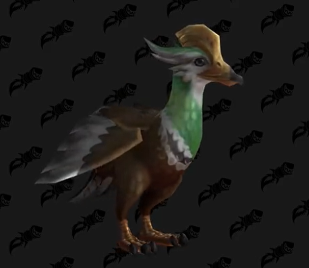 魔兽世界淡绿鸭子_魔兽世界绿翼鹦鹉值钱吗