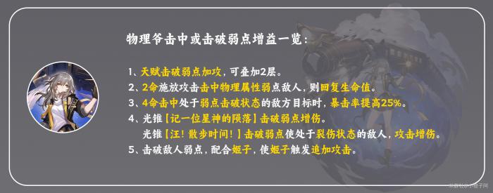 崩坏星穹铁道银狼物理击破队解析9