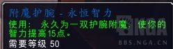 《魔兽世界》永恒智力效果展示1