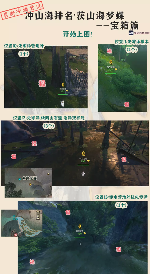 逆水寒鸿福宝箱详细坐标介绍4