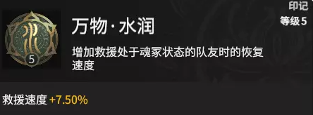 永劫无间战斗精力流天赋印记推荐5