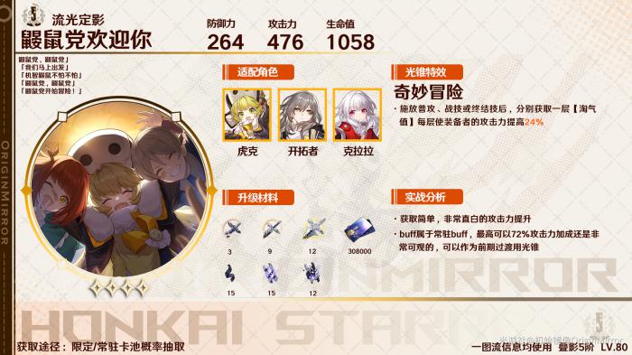 崩坏星穹铁道鼹鼠党欢迎你适合谁1