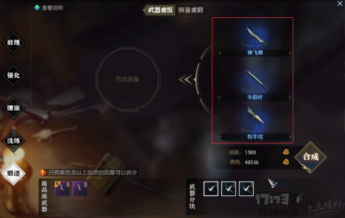 《逆水寒》强化镶嵌洗练重锻有什么用13