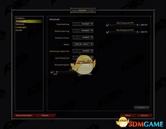 《魔兽世界》怀旧服系统界面曝光3