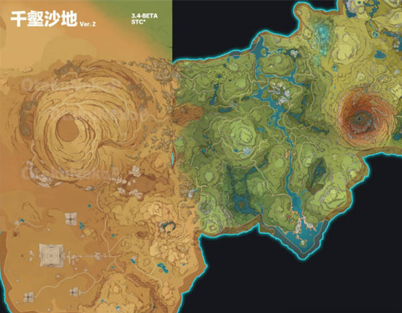 原神千壑沙地去_原神千壑沙地隐藏宝箱