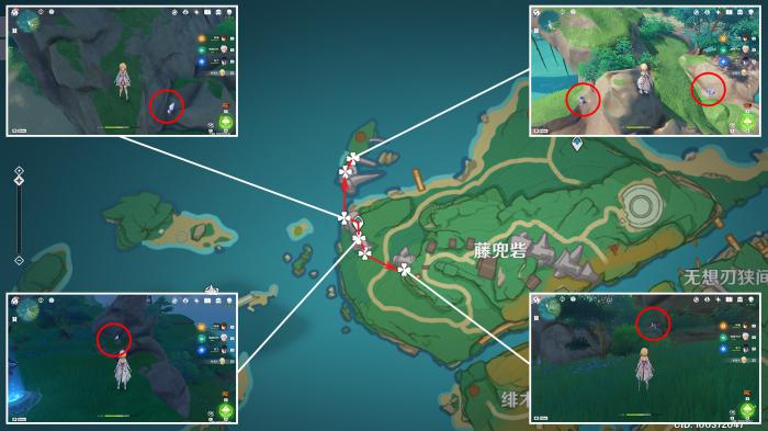 原神晶化骨髓收集路线1