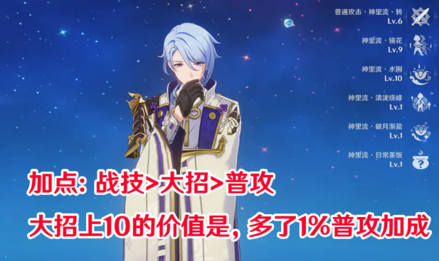 原神绫人武器圣遗物配队推荐1