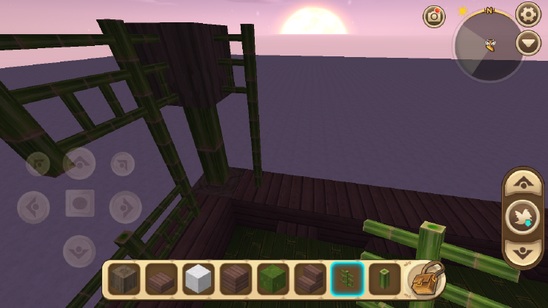 《迷你世界》竹楼建造教程19