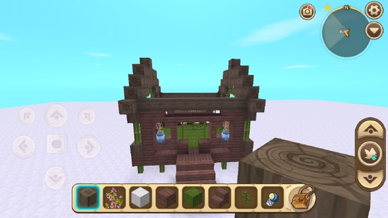 《迷你世界》竹楼建造教程38