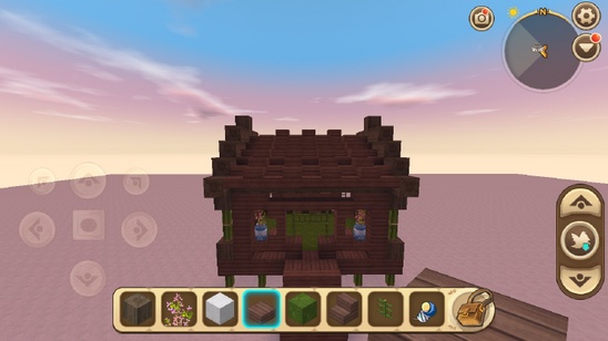 《迷你世界》竹楼建造教程45