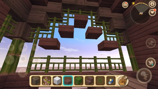 《迷你世界》竹楼建造教程46