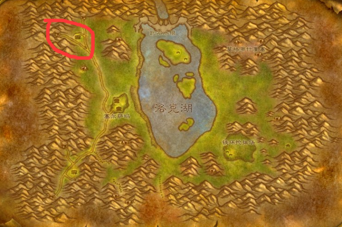 魔兽世界北门小径在哪1