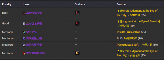 魔兽世界wlk毁灭术前期带什么装备22