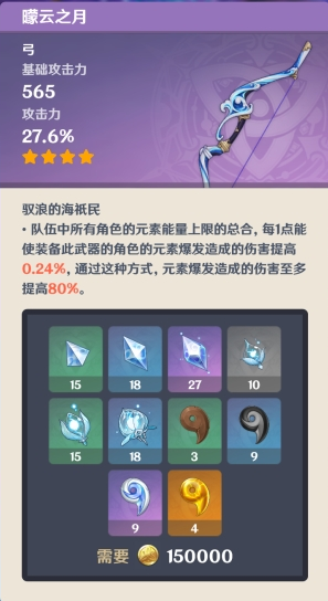 原神曚云之月伤害怎么样1