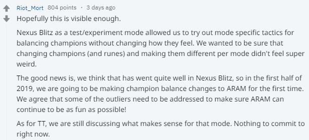 《LOL》设计师表示将会更加关注娱乐模式3