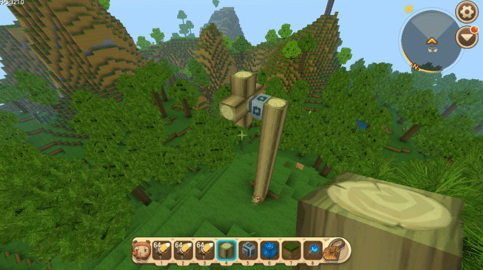 《迷你世界》旋转炸山火箭炮制作攻略1