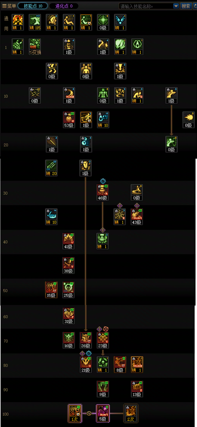 DNF狄瑞吉版本女街霸加点攻略1