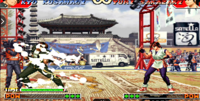 拳皇97倒地后怎么防守2