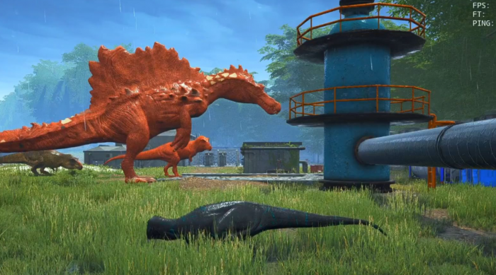 恐龙岛怎么吃肉和喝水2