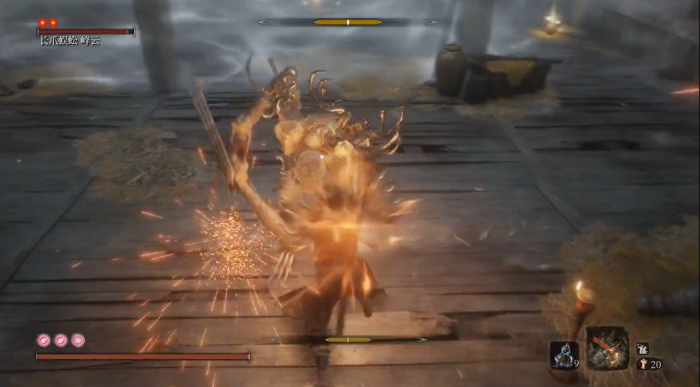 只狼影逝二度长爪蜈蚣峰云怎么打1