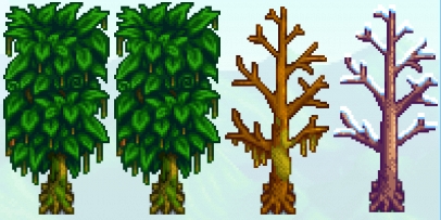 星露谷物语冬天树怎么区分2