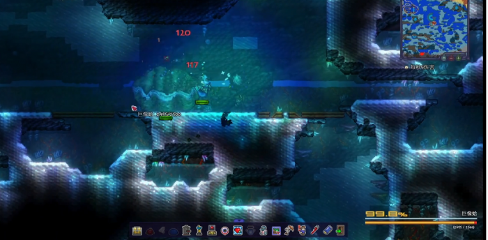 泰拉瑞亚灾厄巨像蛤怎么打1