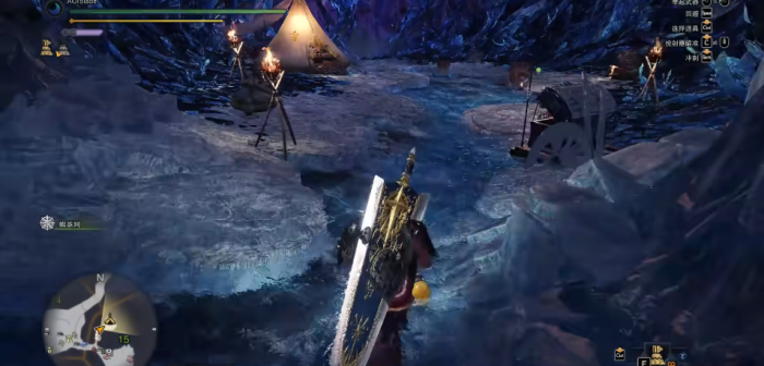 怪物猎人世界冻土聚魔的营地怎么走1