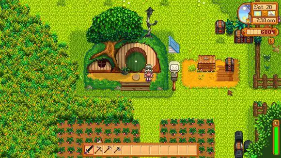 星露谷物语如何得到硬木2