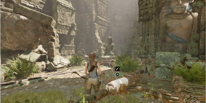 古墓丽影横梁那关怎么过1