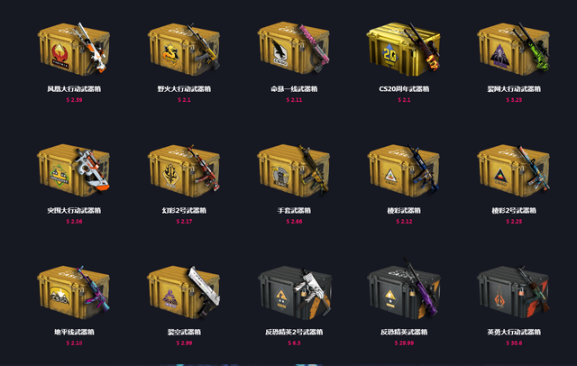 反恐精英武器箱能出什么4