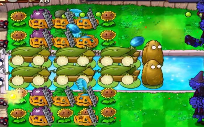 植物大战僵尸无尽怎么搭梯子玩2