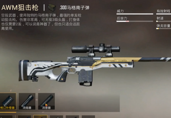 绝地求生里面有哪些狙击枪1