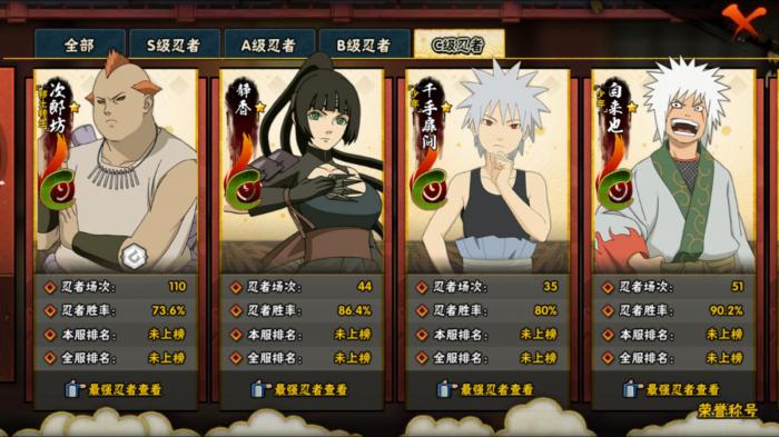 火影忍者手游新手玩什么c忍好2